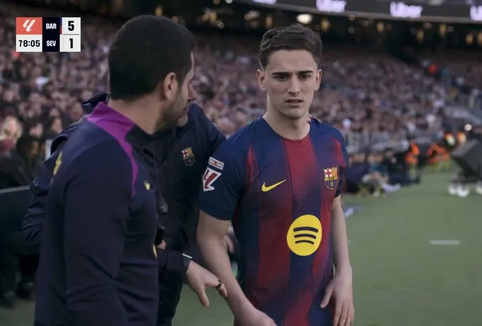 亚博体育平台-替补登场，加维去年8月24日后首次代表巴萨出战正式比赛